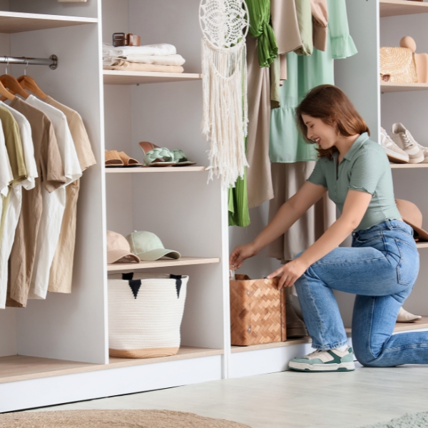 Professional Home Organizer creating a cleaner space