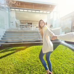 excited-couple-home Home reveal